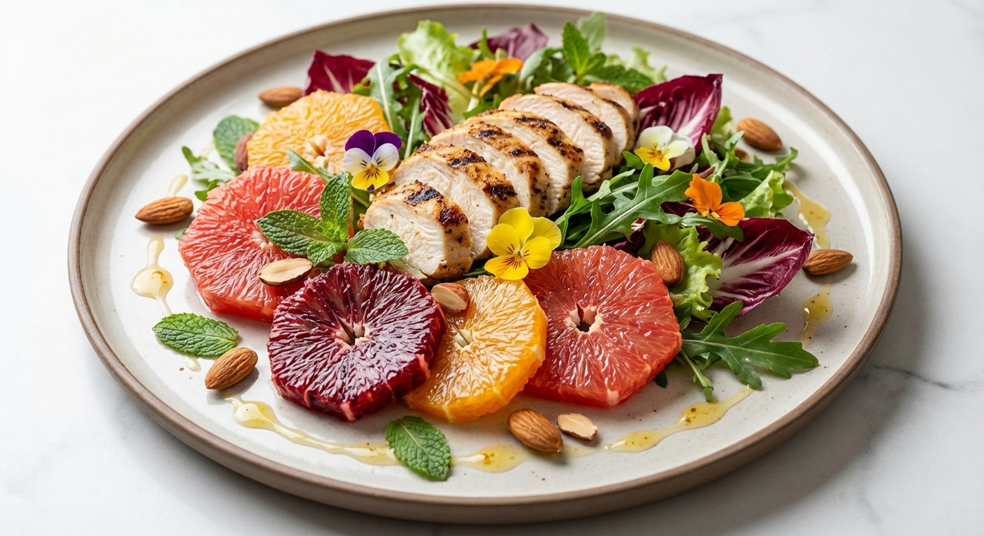 Citrus Chicken Salad with Almonds