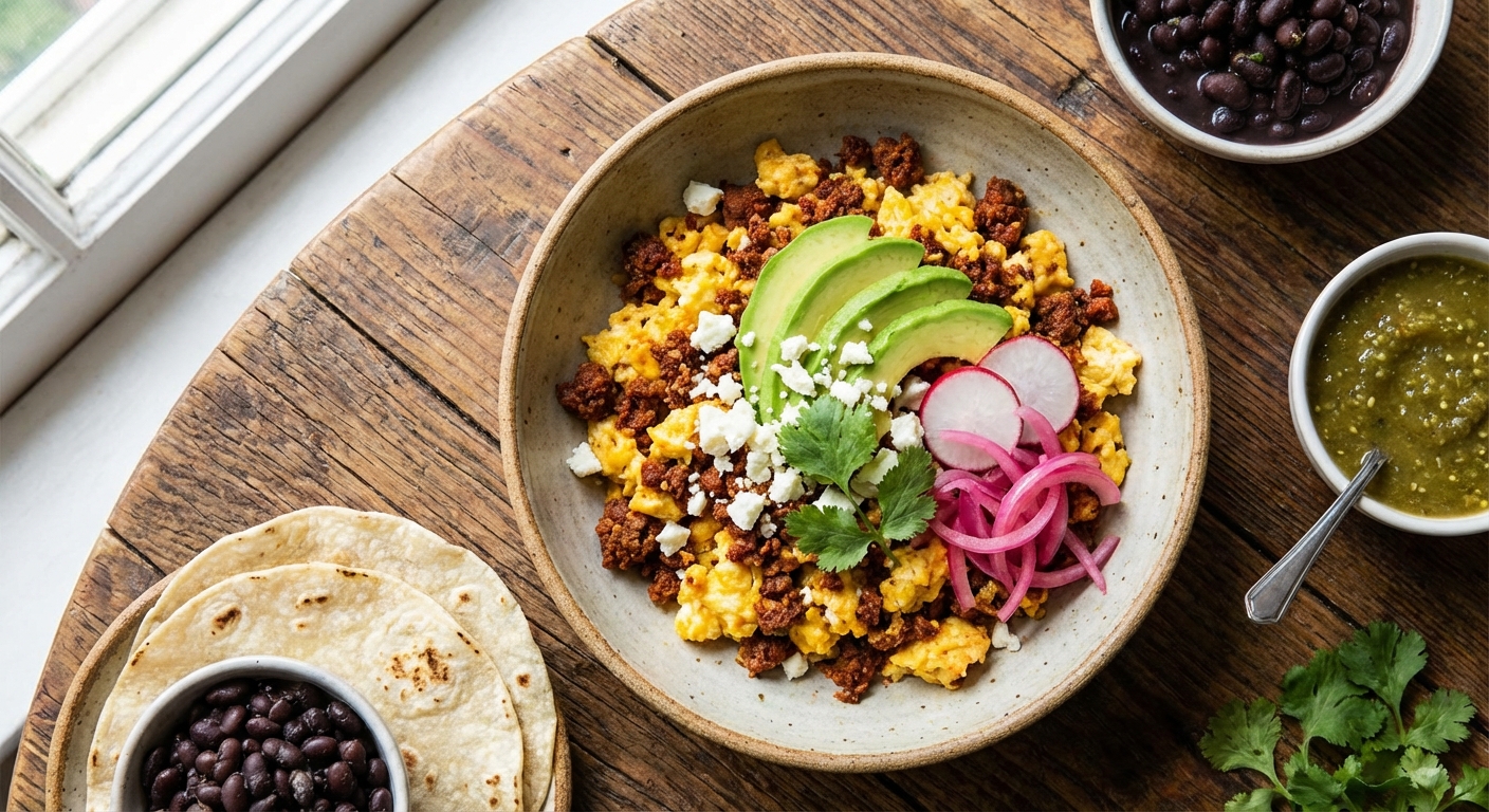 Mexican Chorizo and Eggs