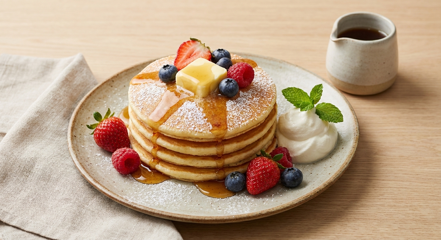 Classic Vanilla Pancakes