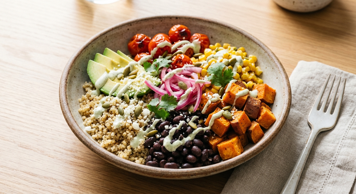 Quinoa and Black Bean Bowl
