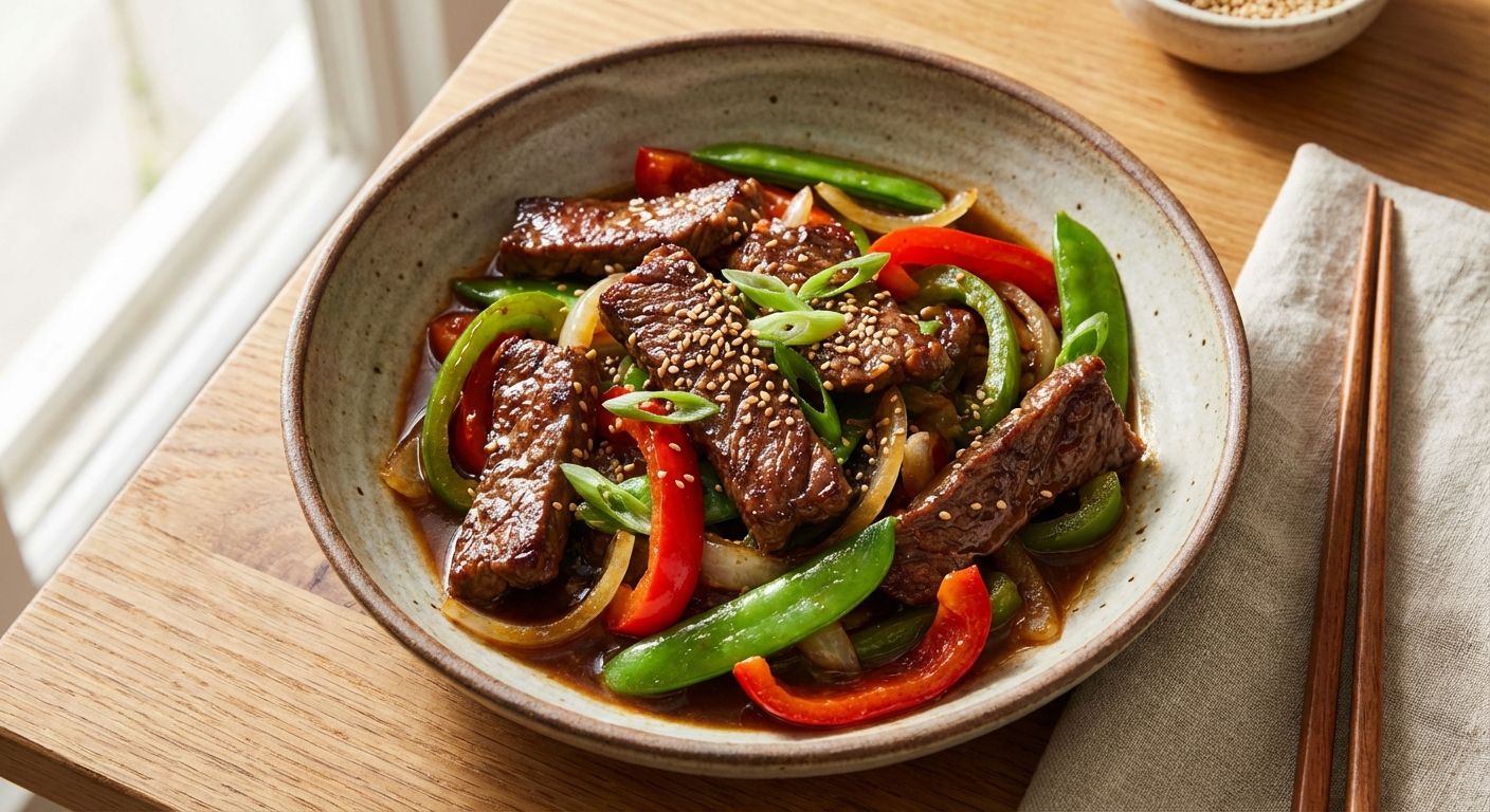 Beef and Pepper Stir-Fry