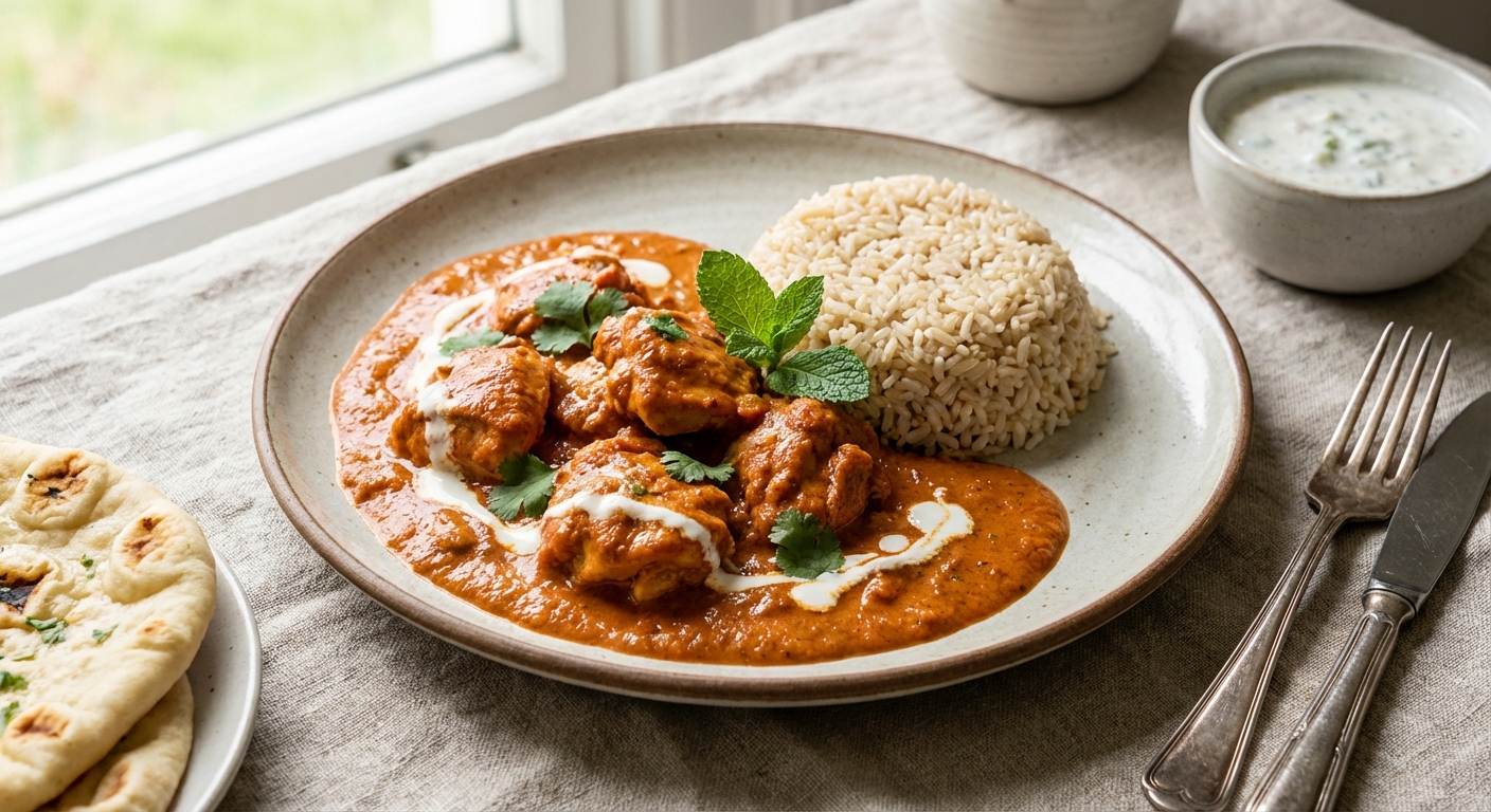 Chicken Tikka Masala with Brown Rice