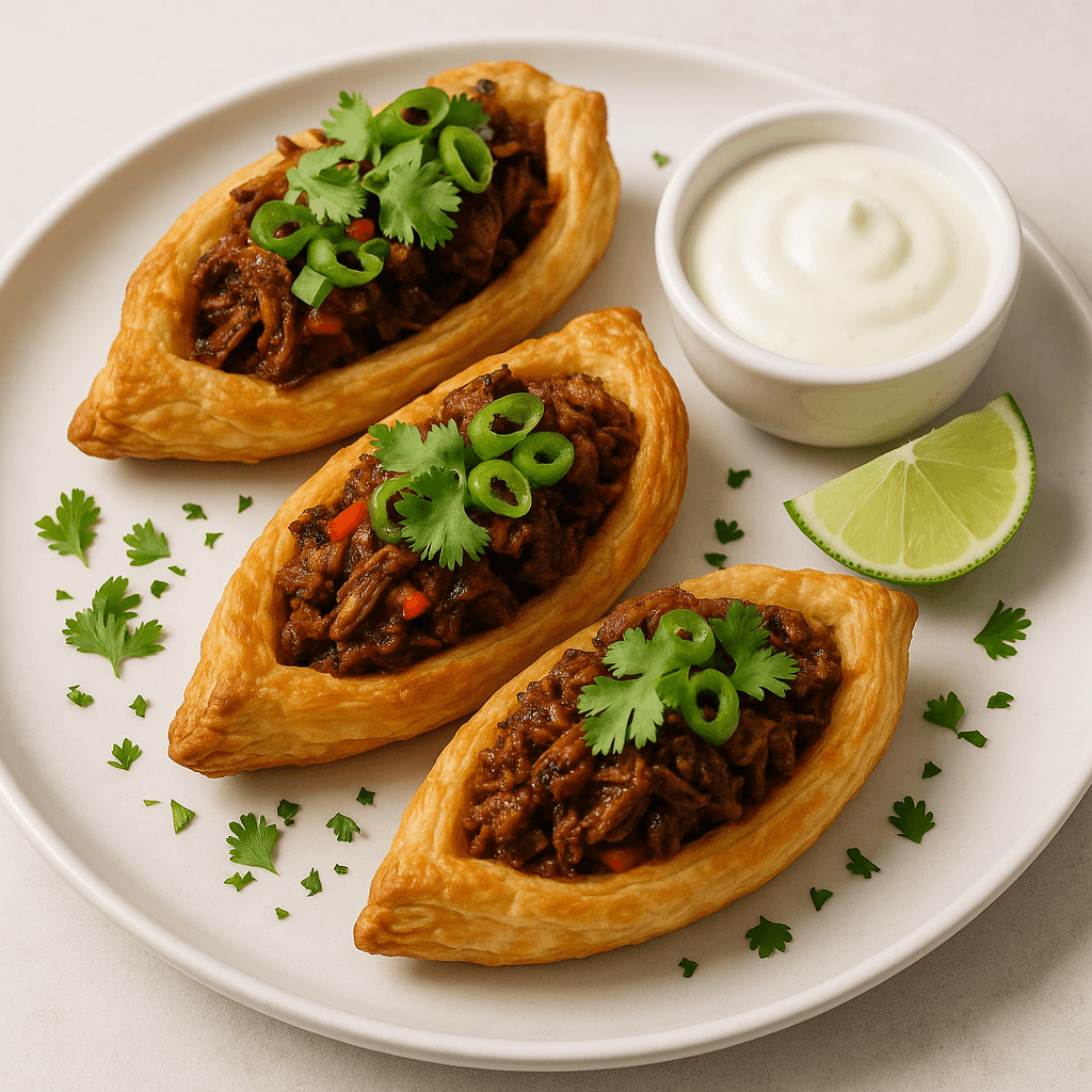 Jerk Chicken Pull Apart Patty Boats