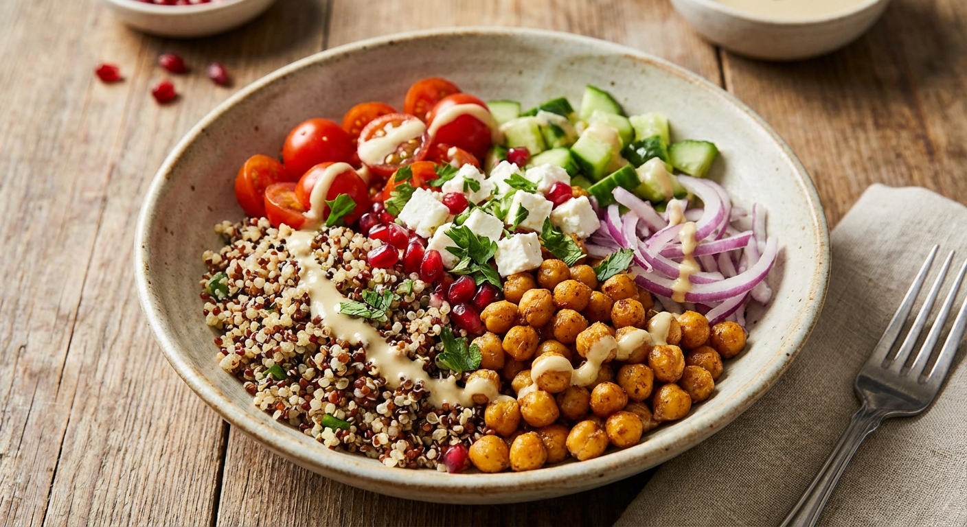 Quinoa Salad with Chickpeas