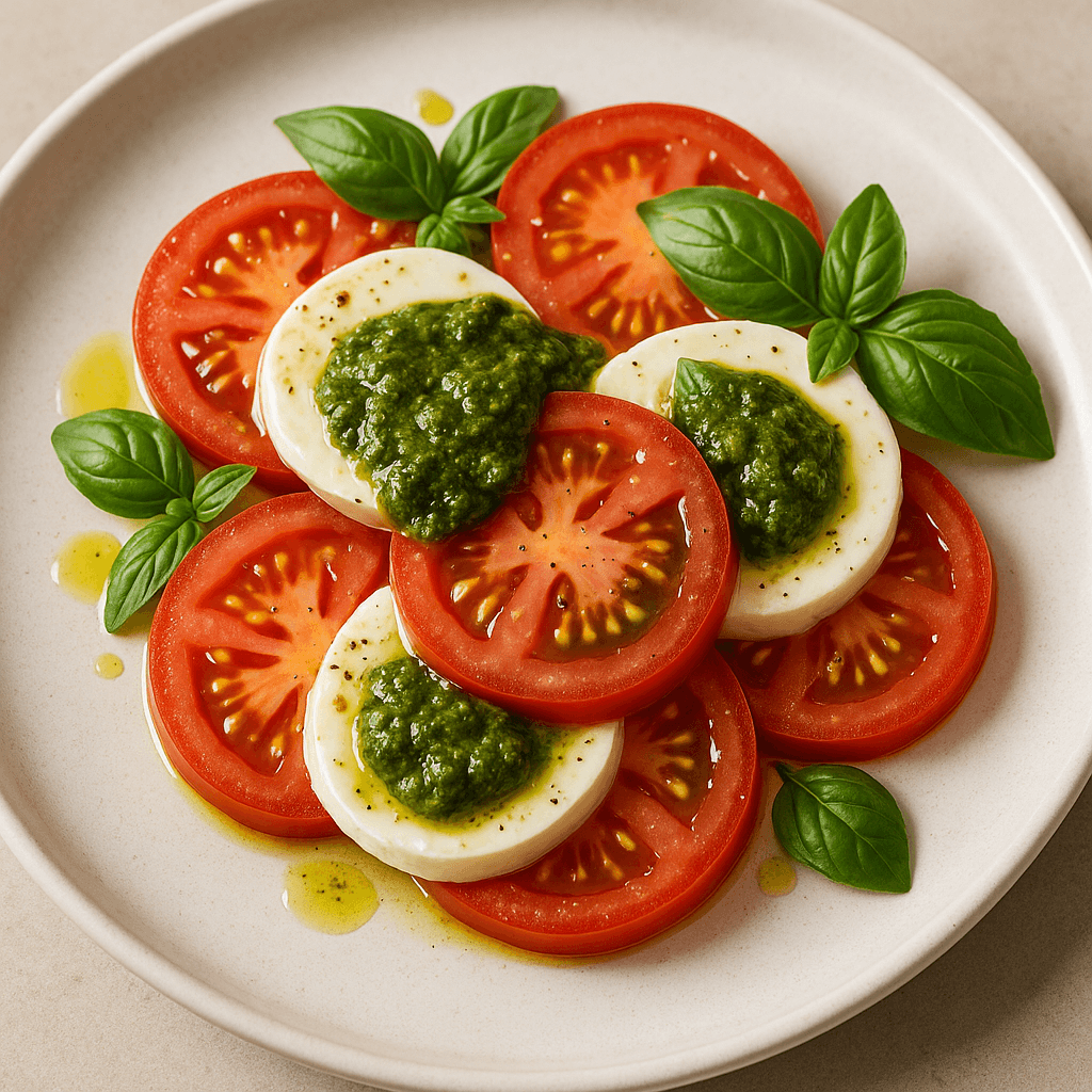Caprese Salad with Pesto