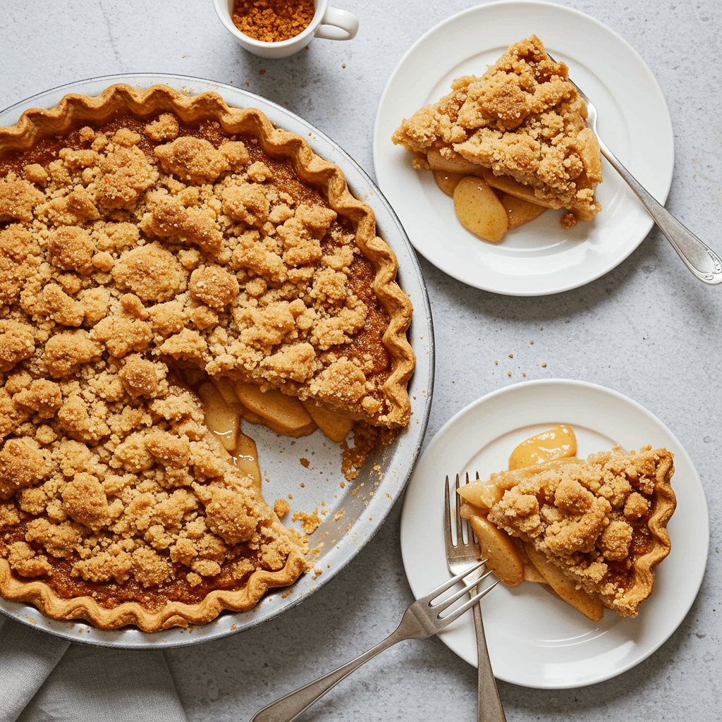 Dutch Apple Pie with Crumb Topping - Delicious Homemade Recipe