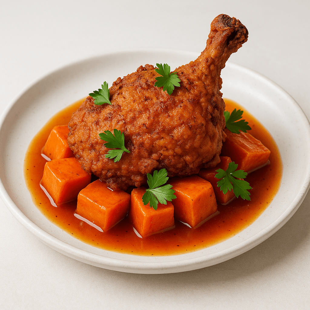 Candied Yam Fried Chicken