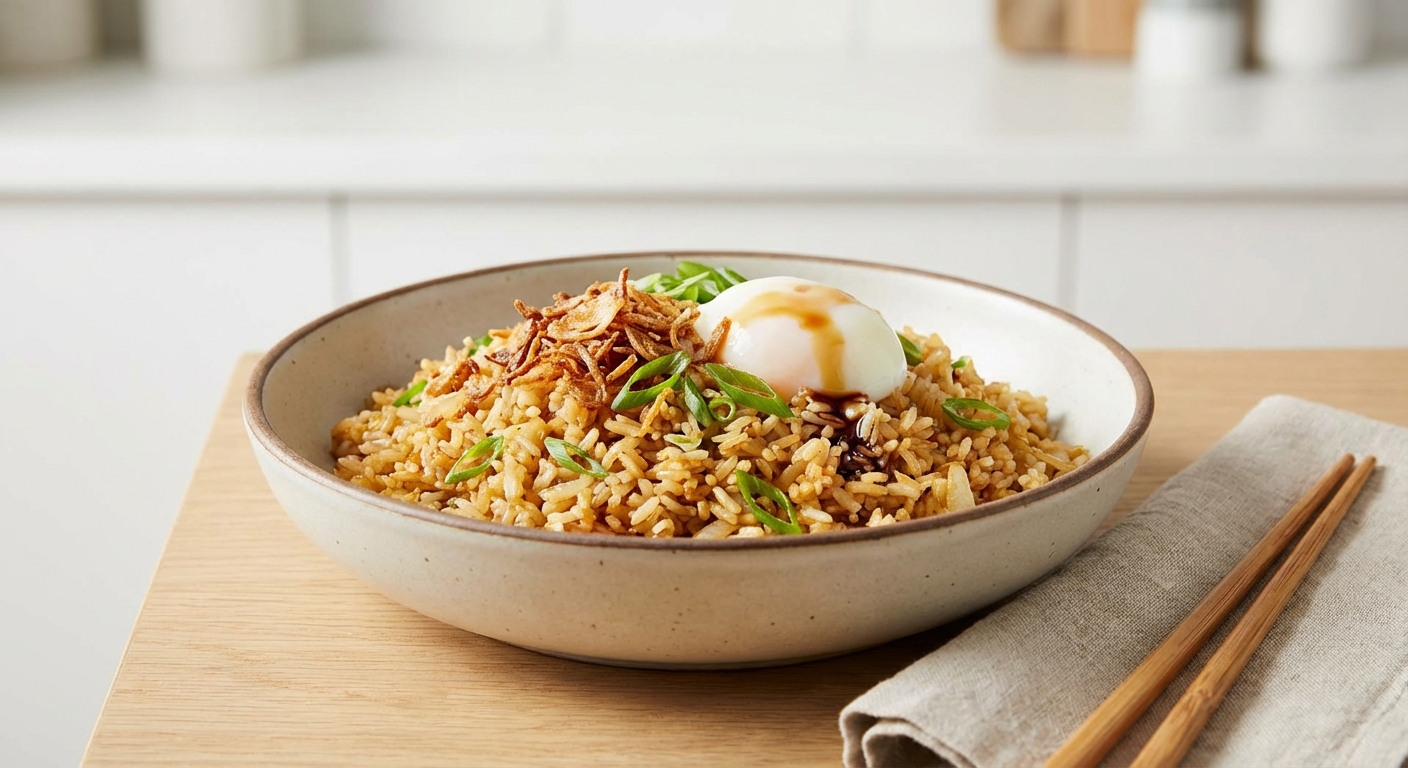 Onion Fried Rice - Delicious Homemade Recipe