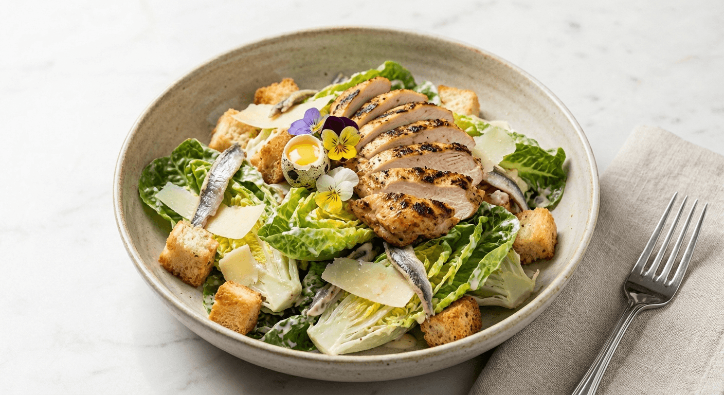 Caesar Salad with Grilled Chicken