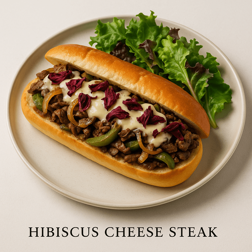 Hibiscus Cheese Steak