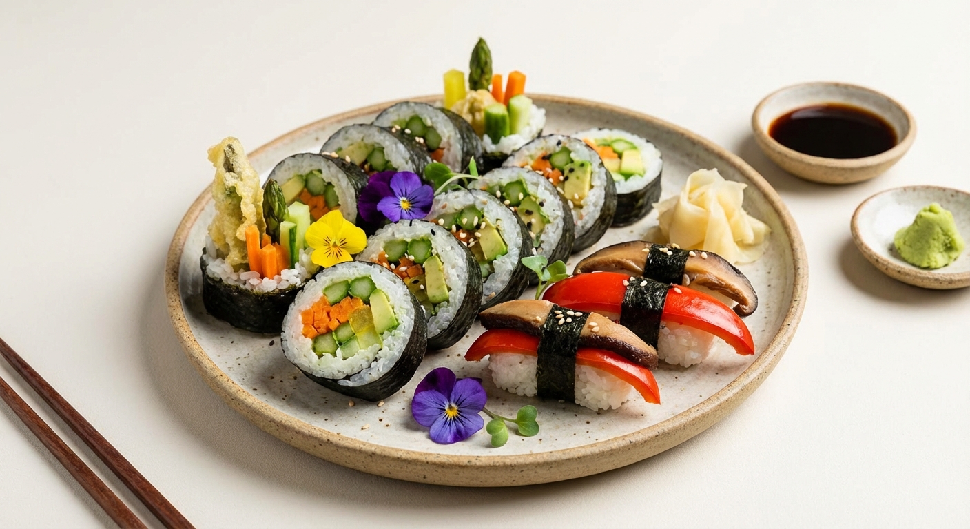 Vegetable Sushi Rolls