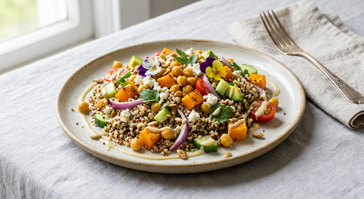 Quinoa Salad with Chickpeas