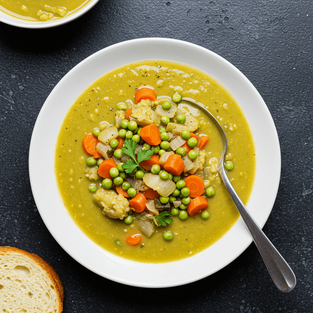 Hearty Split Pea Soup - Delicious Homemade Recipe