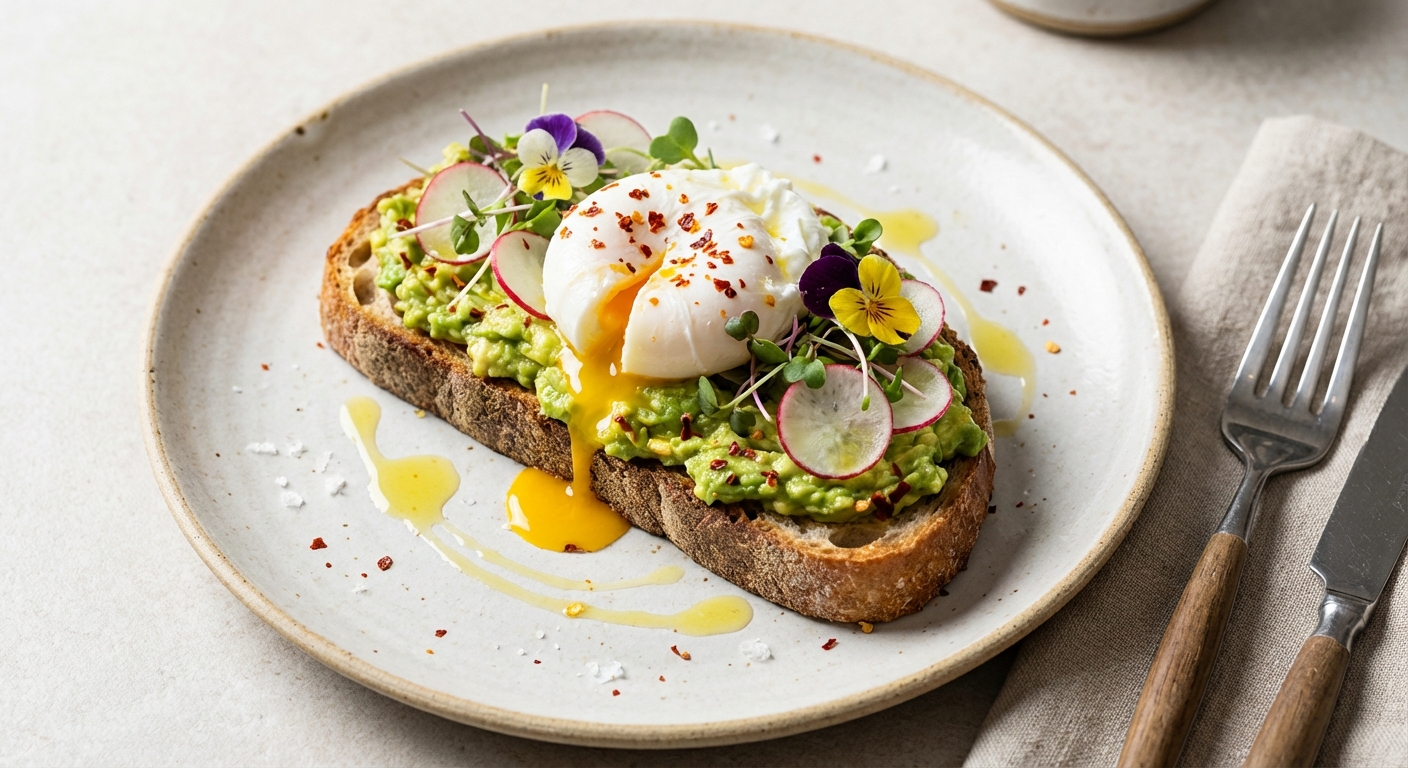 Avocado Toast with Poached Egg