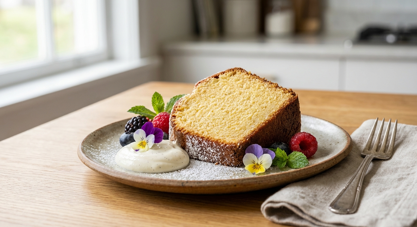Classic Vanilla Pound Cake (Restaurant-Quality)