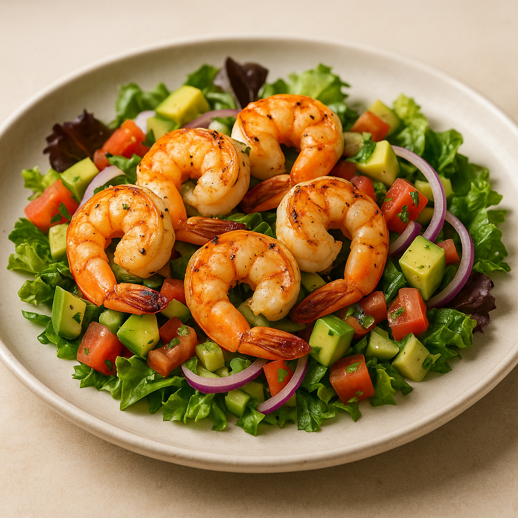 Grilled Shrimp Ceviche-Style Salad (Quick Marinate)