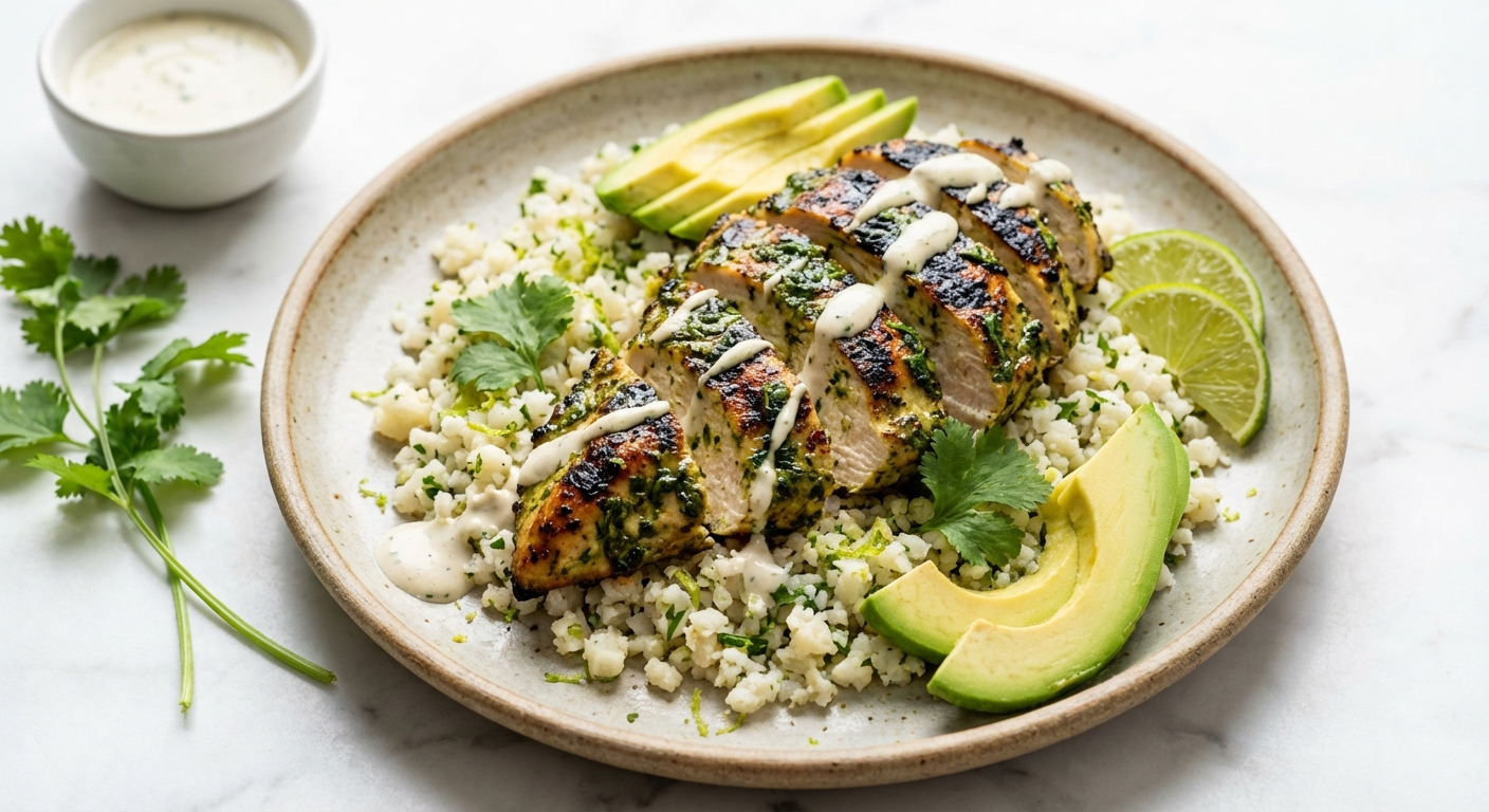 Keto Cilantro Lime Chicken