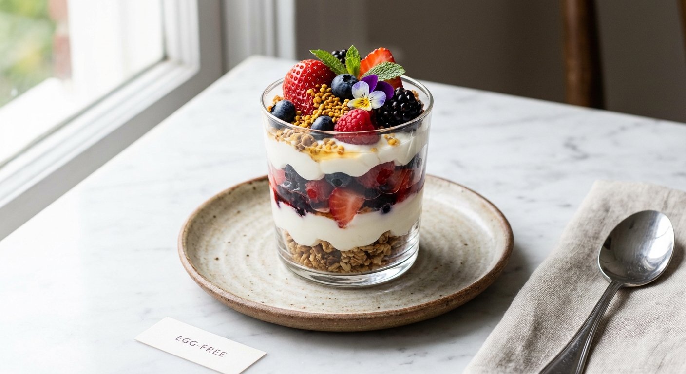 Greek Yogurt & Berry Parfait (Egg-Free)