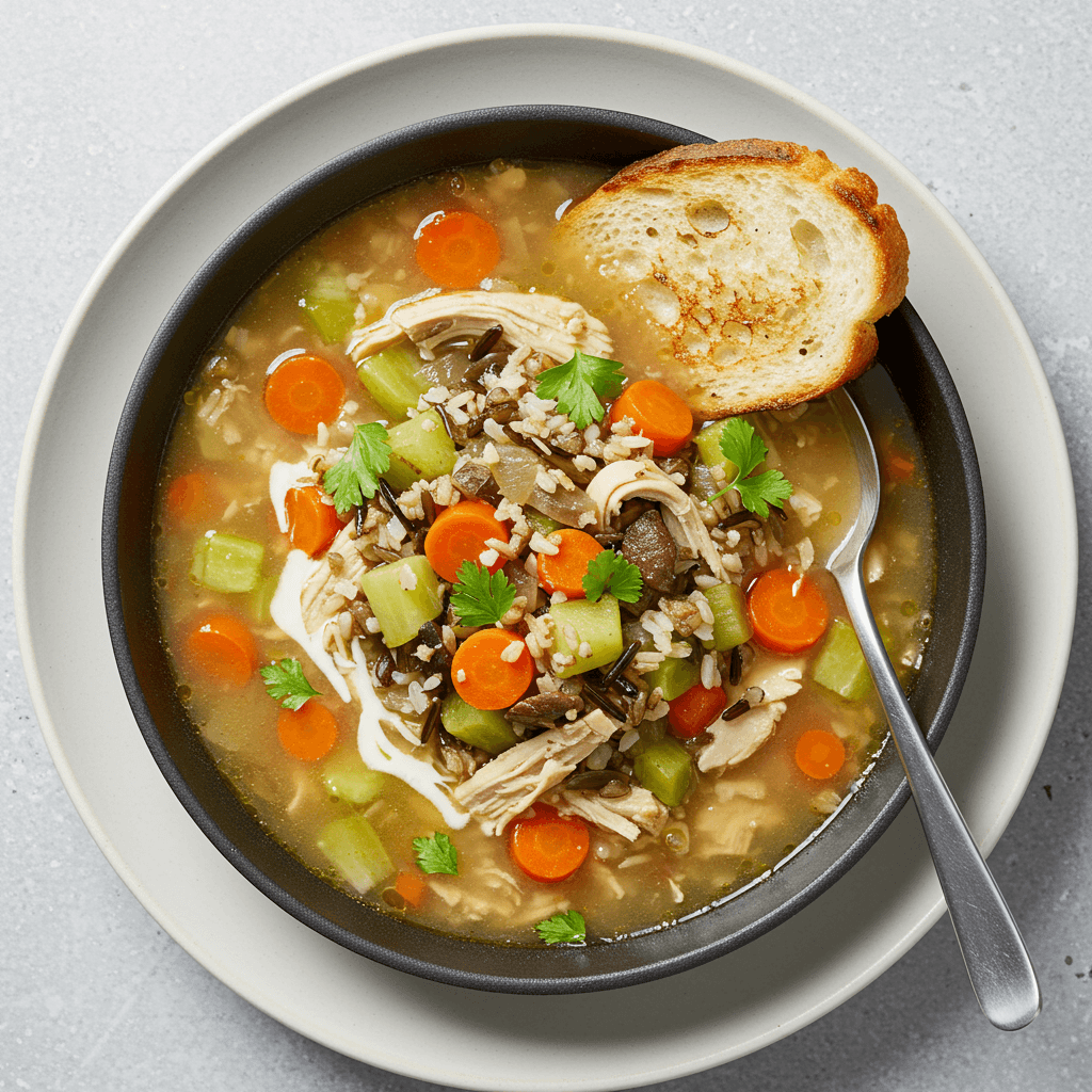Chicken Wild Rice Soup - Delicious Homemade Recipe