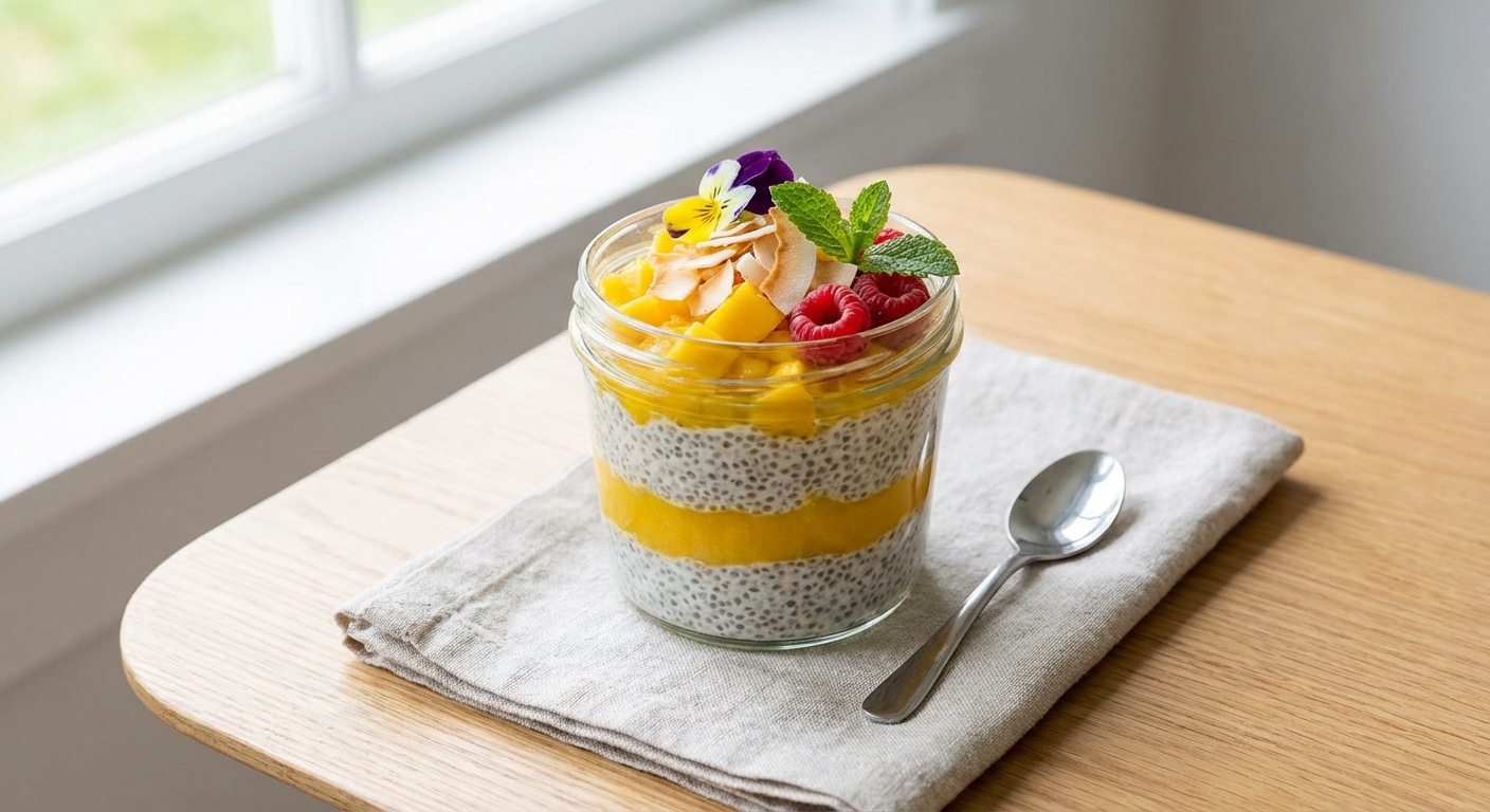 Chia Seed Pudding with Mango