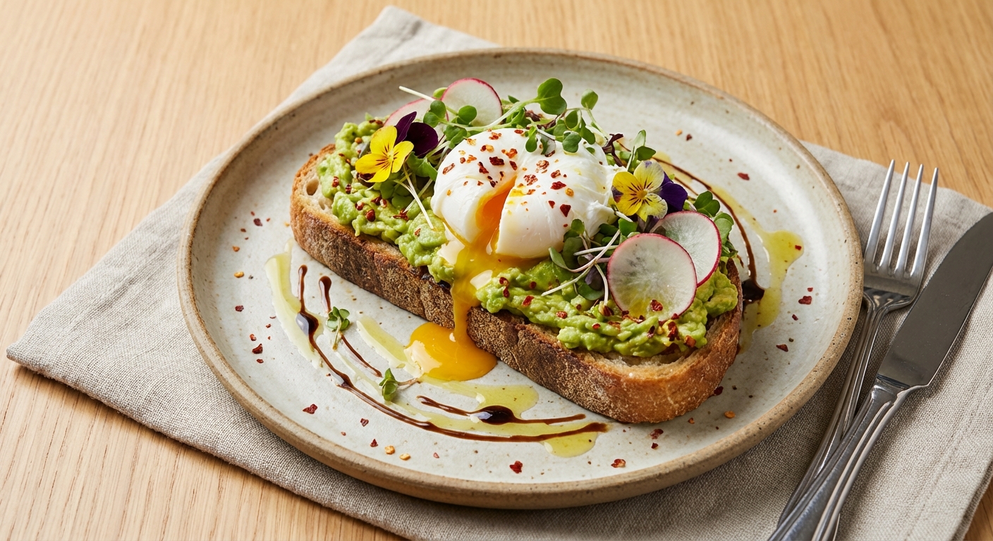 Avocado Toast with Poached Egg