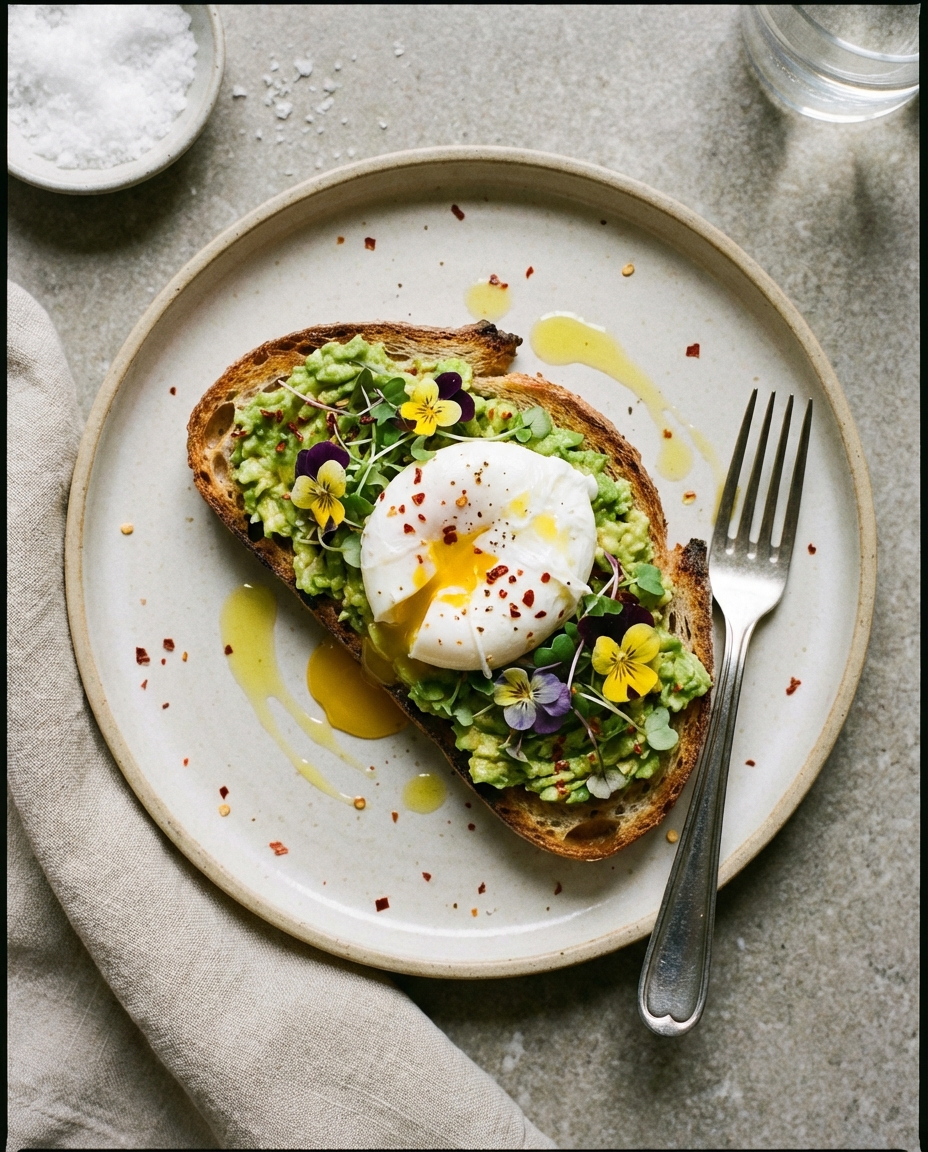 Avocado Toast with Poached Egg