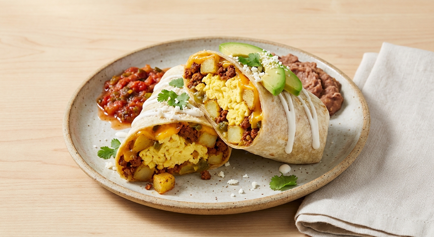 Chorizo & Potato Breakfast Burrito