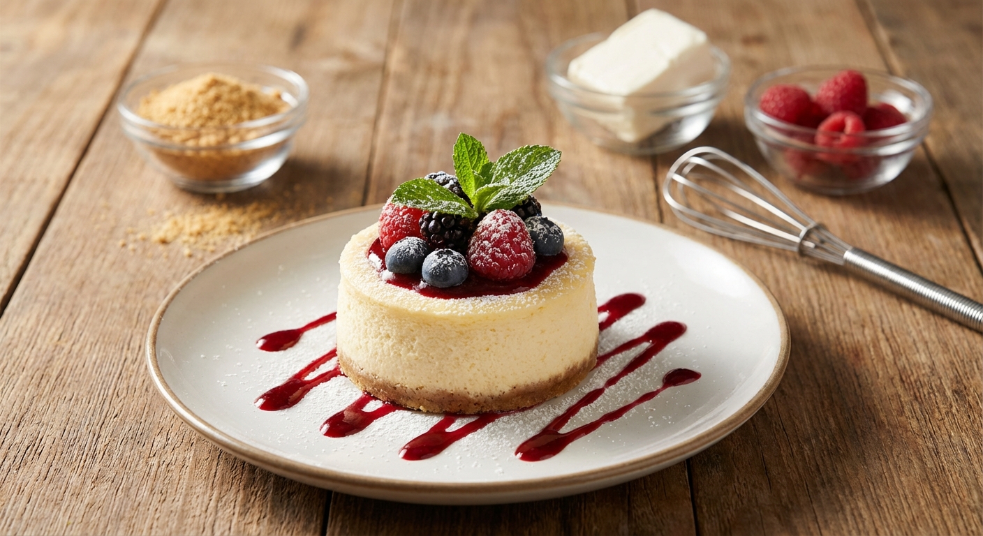 Cheesecake with Ingredients On Hand