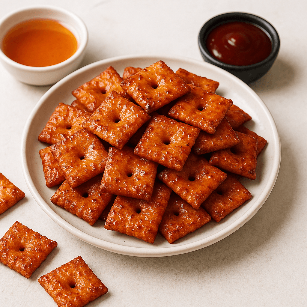 Homemade Honey BBQ Cheez-Its