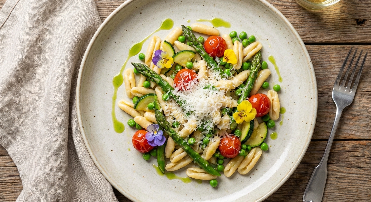 Pasta Primavera with Parmesan