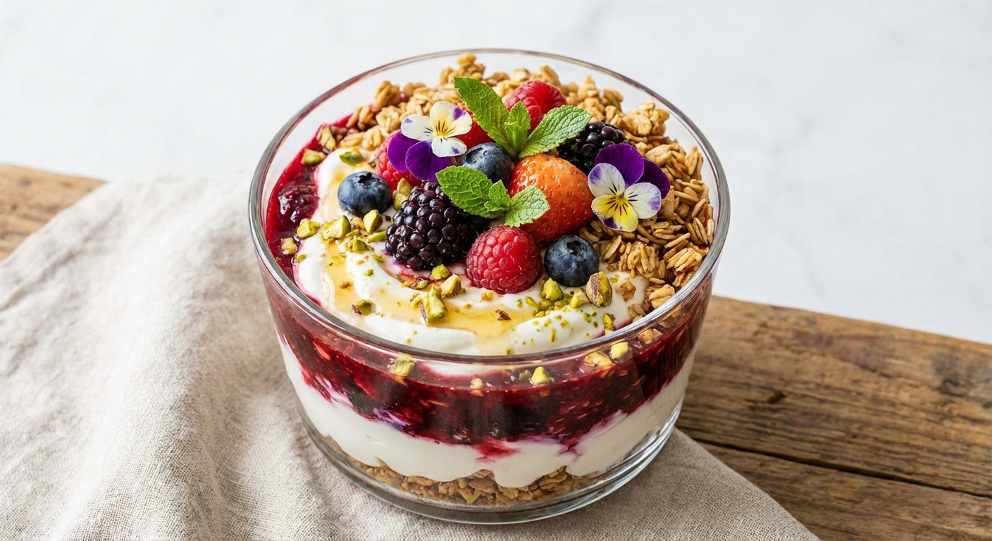 Greek Yogurt Berry & Granola Parfait