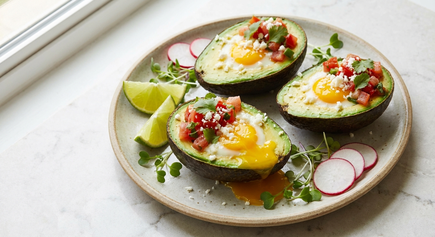 Avocado & Salsa Egg Cups