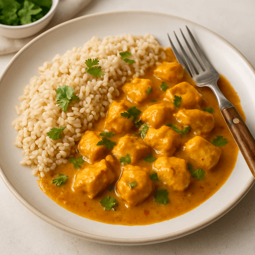 Chicken Curry with Brown Rice