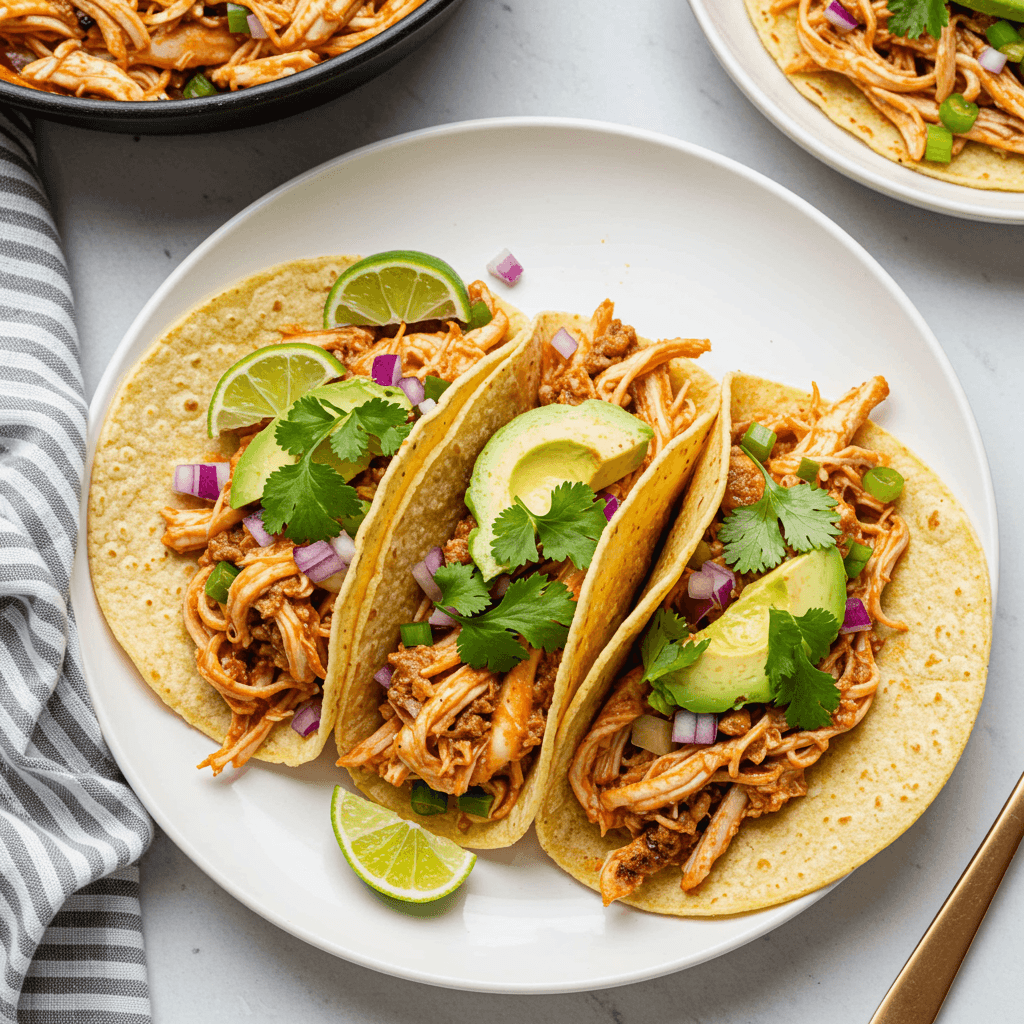 Slow-Cooker Chicken Tacos - Delicious Homemade Recipe